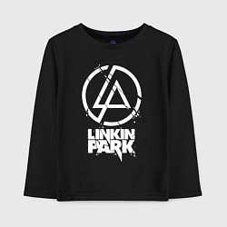 Лонгслив хлопковый детский Linkin Park - white, цвет: черный