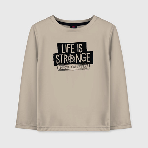 Детский лонгслив Life is Strange Before the Storm / Миндальный – фото 1