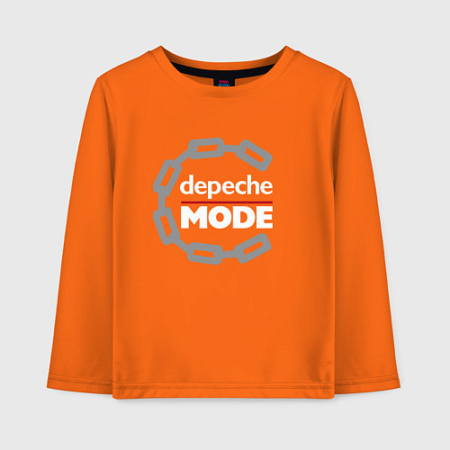 Детский лонгслив Depeche Mode - Ring / Оранжевый – фото 1
