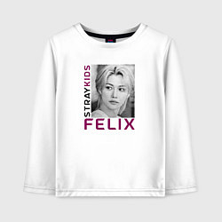 Лонгслив хлопковый детский Felix funart, цвет: белый