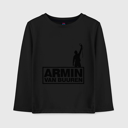 Детский лонгслив Armin van buuren / Черный – фото 1