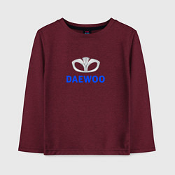 Детский лонгслив Daewoo sport auto logo