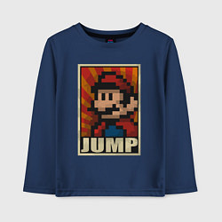 Детский лонгслив Jump Mario