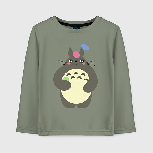Детский лонгслив Totoro game / Авокадо – фото 1