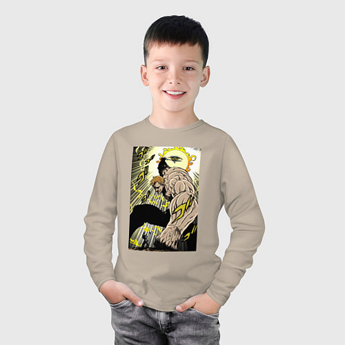 Детский лонгслив Семь смертных грехов Эсканор / Миндальный – фото 3