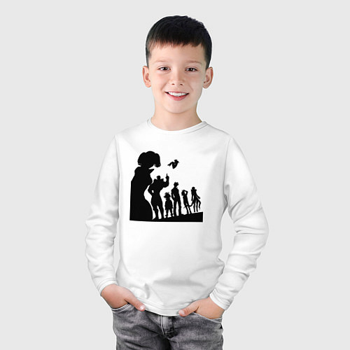 Детский лонгслив Команда Семь смертных грехов / Белый – фото 3