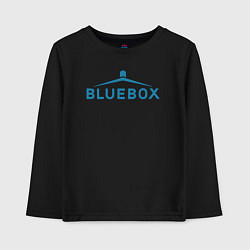 Лонгслив хлопковый детский Доктор Кто Bluebox, цвет: черный