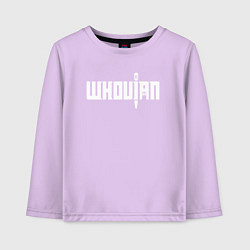Лонгслив хлопковый детский Whovian, цвет: лаванда