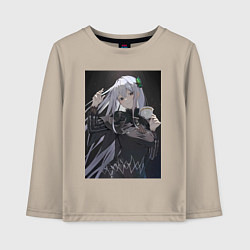 Лонгслив хлопковый детский Re:Zero Ехидна, цвет: миндальный
