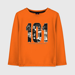 Лонгслив хлопковый детский Depeche Mode - Pasadena, цвет: оранжевый