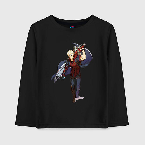 Детский лонгслив Nero Devil may cry 4 / Черный – фото 1