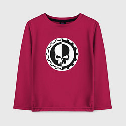 Лонгслив хлопковый детский Вархаммер Механикус, цвет: маджента