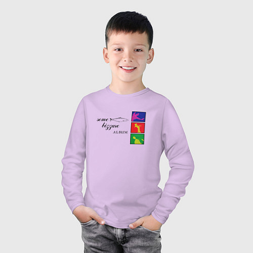 Детский лонгслив Depeche Mode - Some bizzare compilation / Лаванда – фото 3