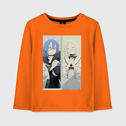 Лонгслив хлопковый детский Реинкарнация безработного Рокси Мигурдия Сильфиетт, цвет: оранжевый