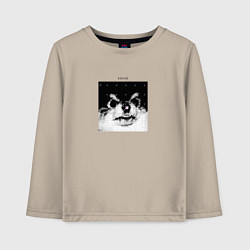 Лонгслив хлопковый детский BTS Ентан, цвет: миндальный