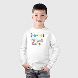 Лонгслив хлопковый детский BTS J-hope! Im Your Hope, цвет: белый — фото 2