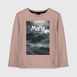 Детский лонгслив Maria штормовые волны