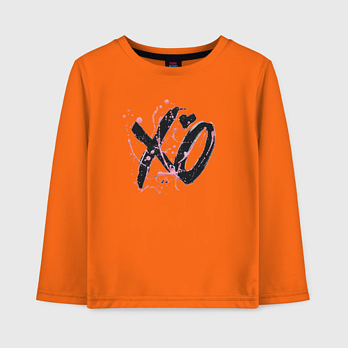 Детский лонгслив Xo tour llife 3 / Оранжевый – фото 1