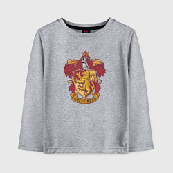 Лонгслив хлопковый детский Факультет Гриффиндор, цвет: меланж