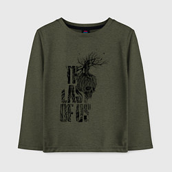 Лонгслив хлопковый детский The last of us cory vp, цвет: меланж-хаки