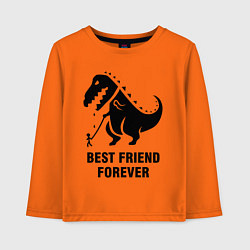 Лонгслив хлопковый детский Godzilla best friend, цвет: оранжевый
