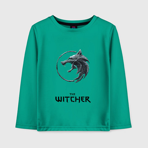 Детский лонгслив The witcher ciri / Зеленый – фото 1