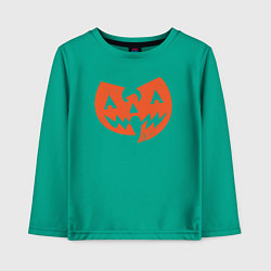 Лонгслив хлопковый детский Wu-Tang halloween, цвет: зеленый