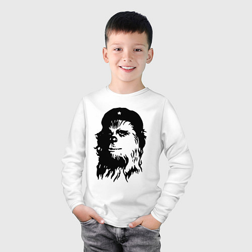 Детский лонгслив Star wars - Chewie Guevara / Белый – фото 3
