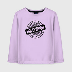 Лонгслив хлопковый детский Hollywood vibe, цвет: лаванда