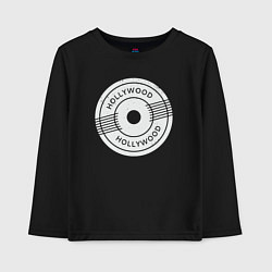 Лонгслив хлопковый детский USA Hollywood, цвет: черный