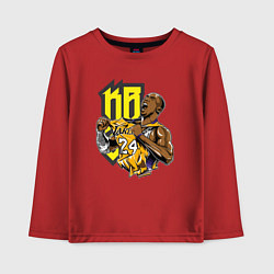 Лонгслив хлопковый детский Kobe Bryant play, цвет: красный