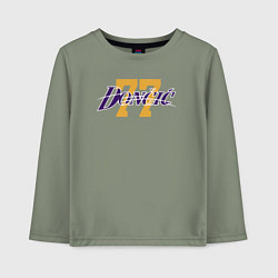 Лонгслив хлопковый детский Lakers Doncic, цвет: авокадо