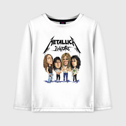 Лонгслив хлопковый детский Metallica juniors - cartoon, цвет: белый