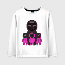 Детский лонгслив Персонажи сериала игра в кальмара