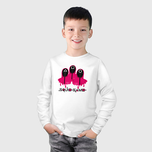 Детский лонгслив Стражи игры / Белый – фото 3