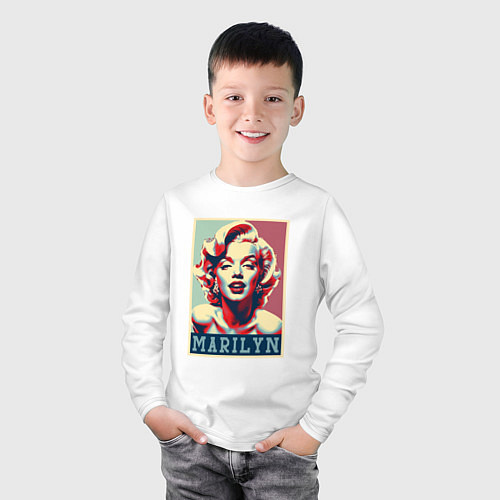Детский лонгслив Marilyn / Белый – фото 3