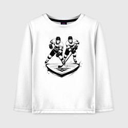 Детский лонгслив Хоккейная дуэль
