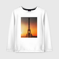Лонгслив хлопковый детский Джон Уик в Париже, цвет: белый