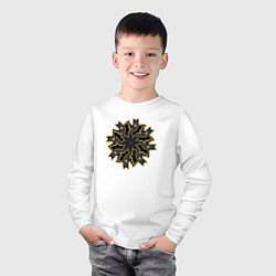 Лонгслив хлопковый детский Калейдоскоп Бэтмена, цвет: белый — фото 2
