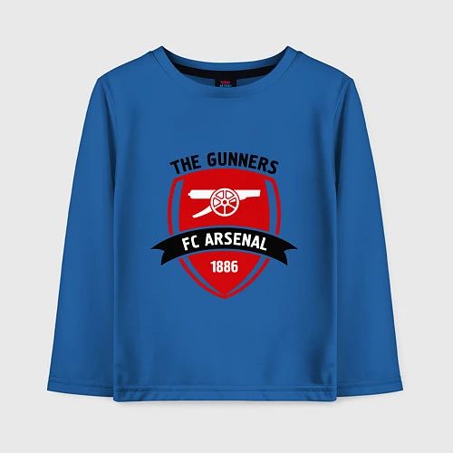 Детский лонгслив FC Arsenal: The Gunners / Синий – фото 1