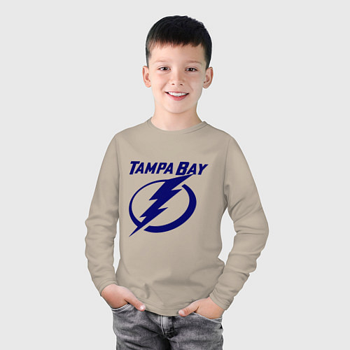 Детский лонгслив HC Tampa Bay / Миндальный – фото 3
