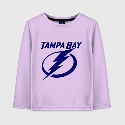 Лонгслив хлопковый детский HC Tampa Bay, цвет: лаванда