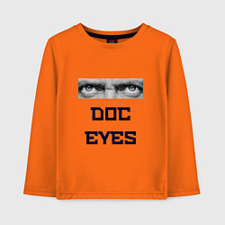 Лонгслив хлопковый детский Doc Eyes, цвет: оранжевый