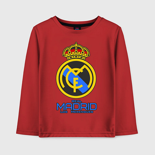 Детский лонгслив Real Madrid / Красный – фото 1