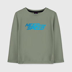 Лонгслив хлопковый детский Need for speed, цвет: авокадо