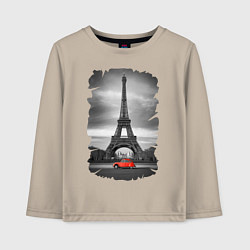 Детский лонгслив Эйфелева башня