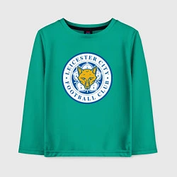 Лонгслив хлопковый детский Leicester City FC, цвет: зеленый