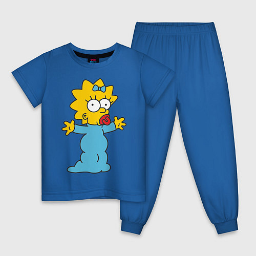 Детская пижама Maggie Simpson / Синий – фото 1