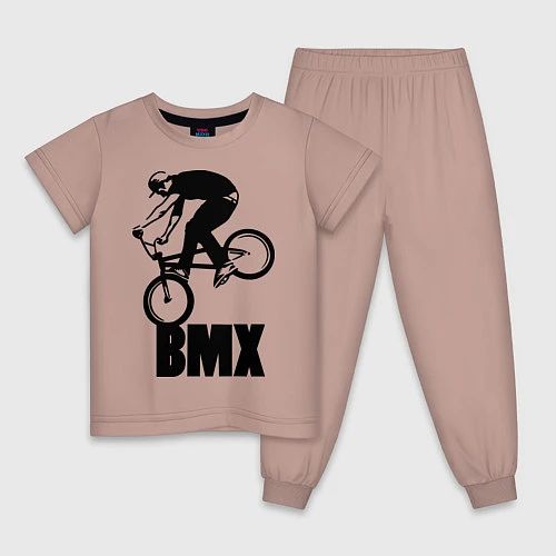 Детская пижама BMX 3 / Пыльно-розовый – фото 1