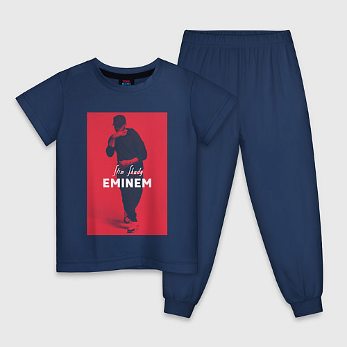Детская пижама Slim Shady: Eminem / Тёмно-синий – фото 1